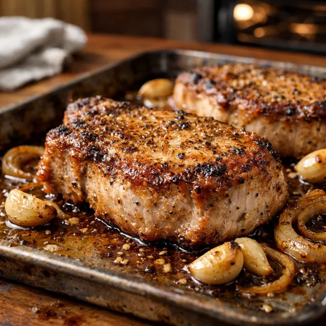 Oven-Baked Pork Chops