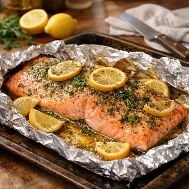 Oven Baked Salmon Delight