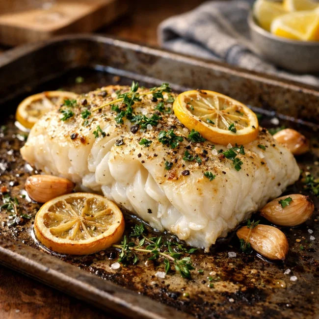 Oven-Roasted Cod