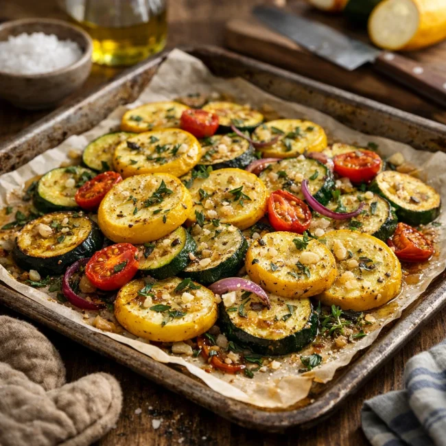 Oven-Roasted Summer Squash Delight