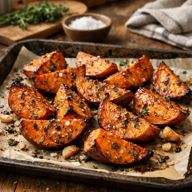Oven Roasted Sweet Potatoes