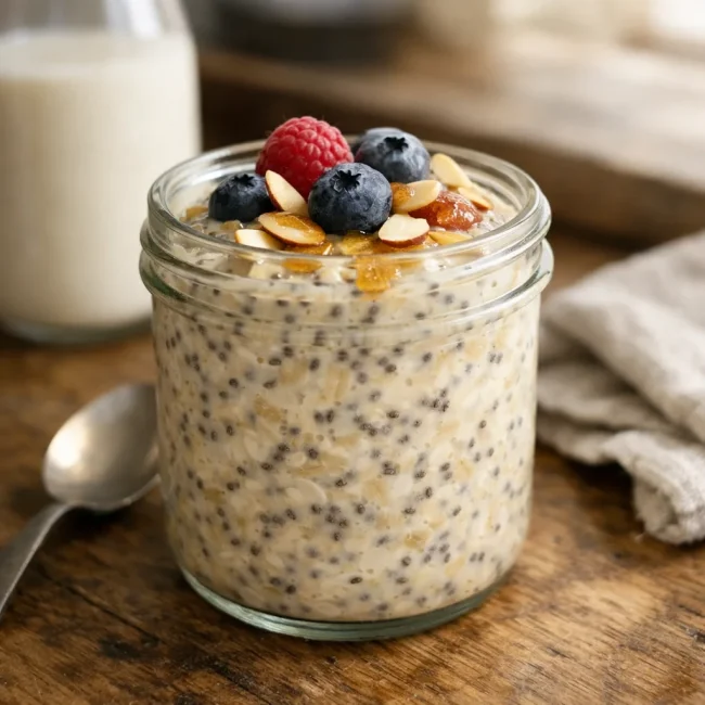 Overnight Oats with Chia Seeds