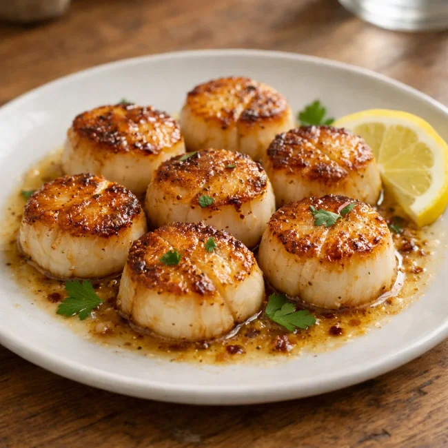 Pan-Seared Sea Scallops