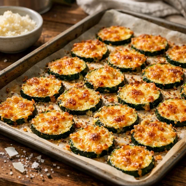 Parmesan Zucchini Crisps