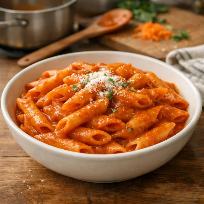 Pasta with Hidden Veggie Sauce