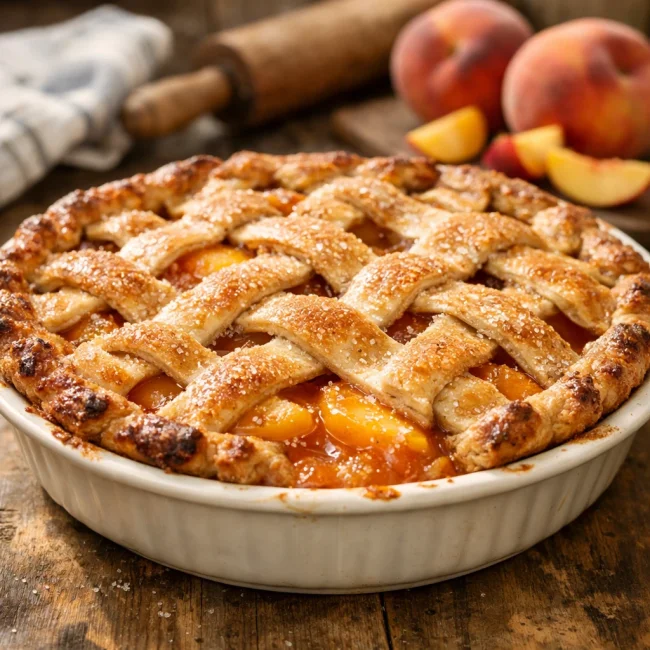 Peach Delight Pie