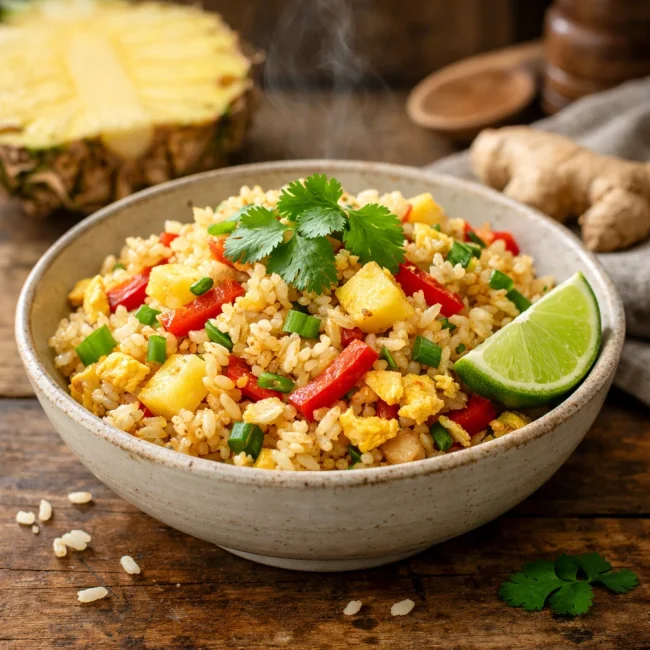Pineapple Ginger Fried Rice