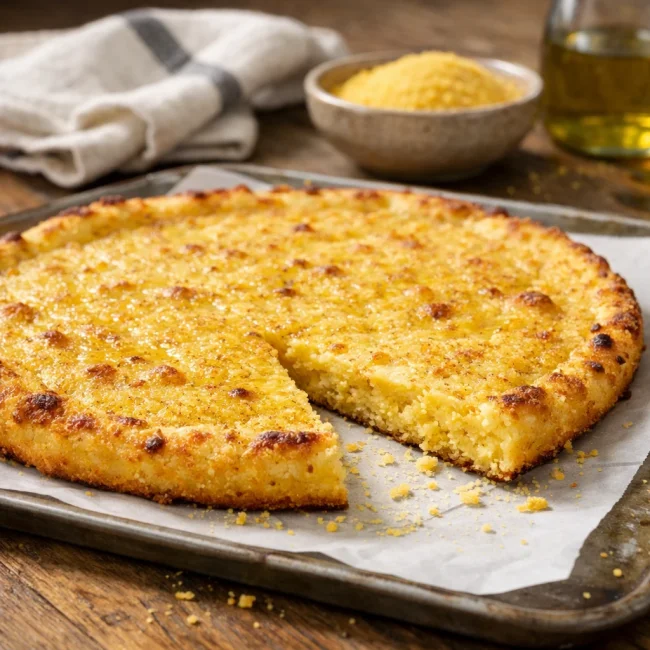Polenta Pizza Crust
