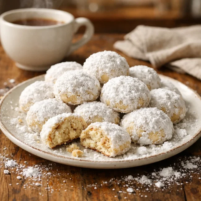 Powdered Sugar Almond Delights
