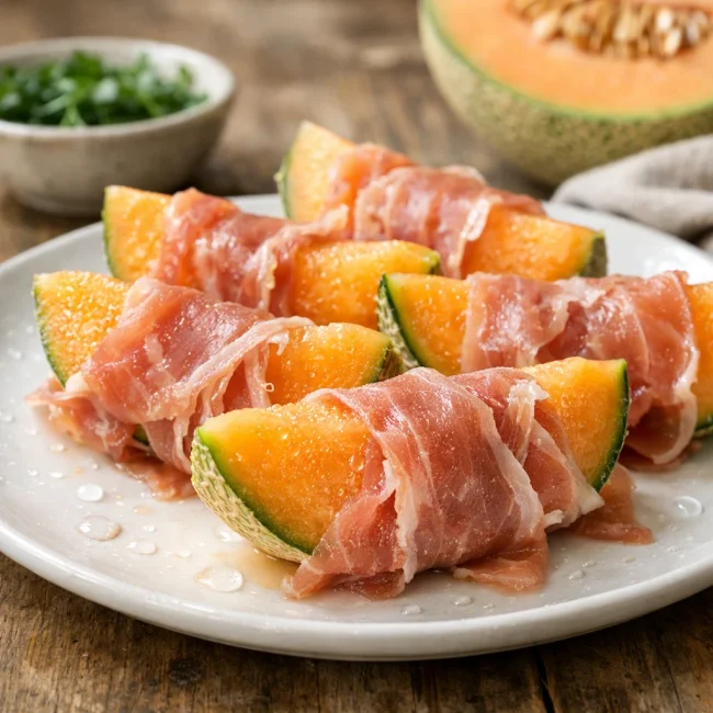 Prosciutto-Wrapped Melon