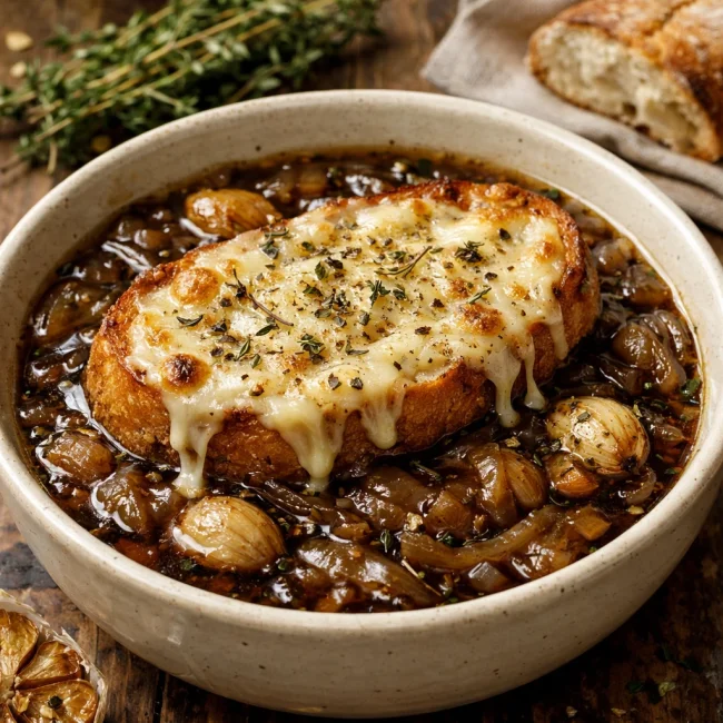 Provencal Garlic French Onion Soup