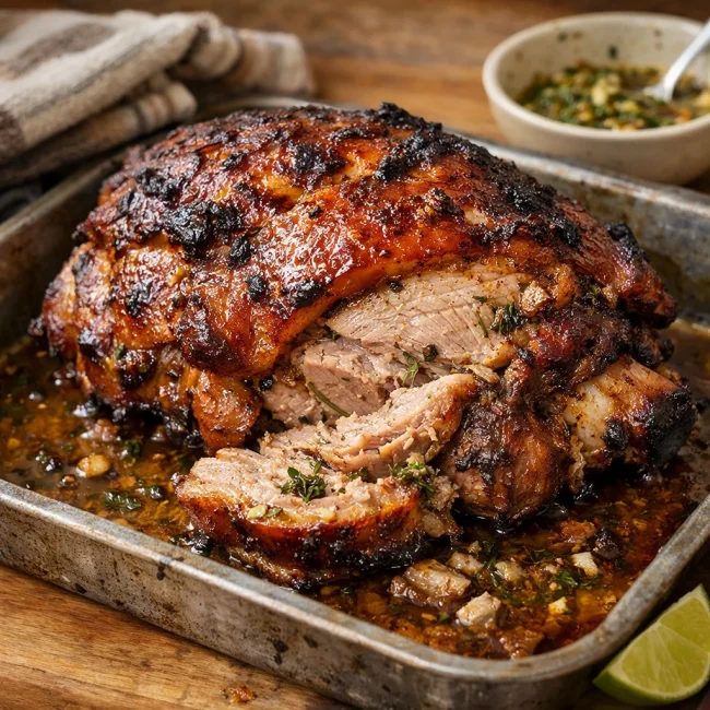Puerto Rican-Style Roast Pork