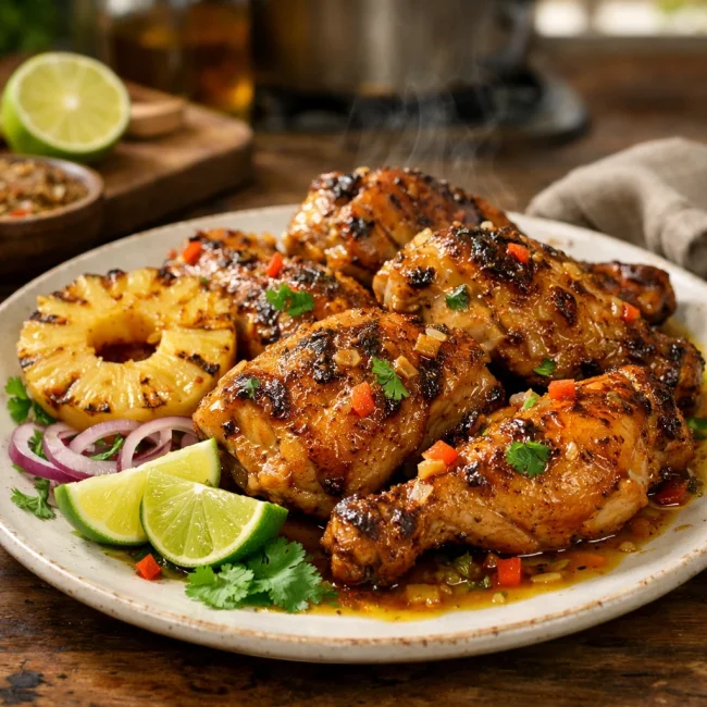 Puerto Rican Tropical Chicken