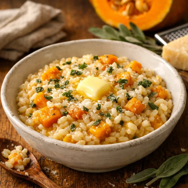 Pumpkin Sage Risotto