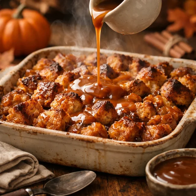 Pumpkin Spice Bread Pudding