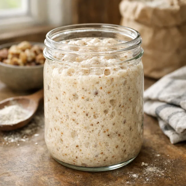 Quick and Nutty Sourdough Starter