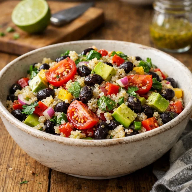 Quinoa & Black Bean Salad