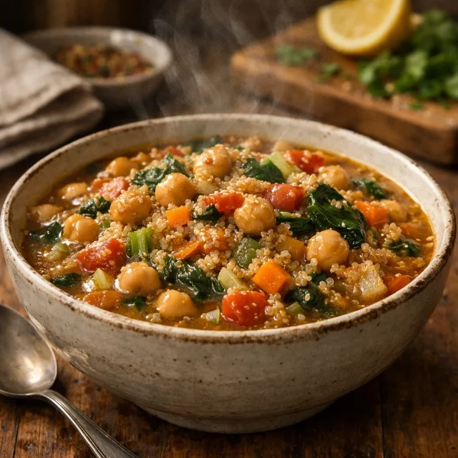 Quinoa and Chickpea Stew