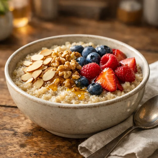 Quinoa Breakfast Bowl