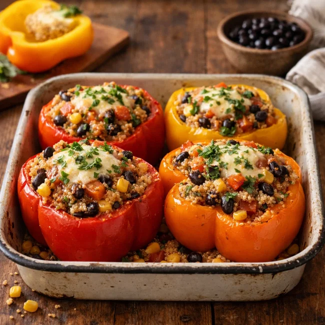 Quinoa Stuffed Bell Peppers