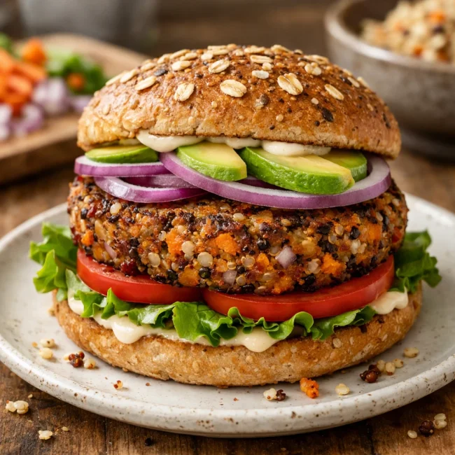 Quinoa Veggie Burger