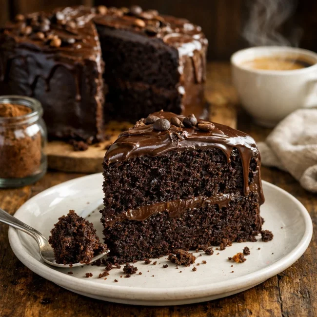 Radiant Chocolate Espresso Cake