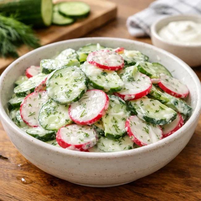 Radish and Cucumber Salad