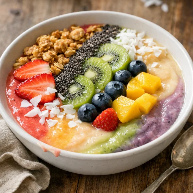 Rainbow Smoothie Bowl