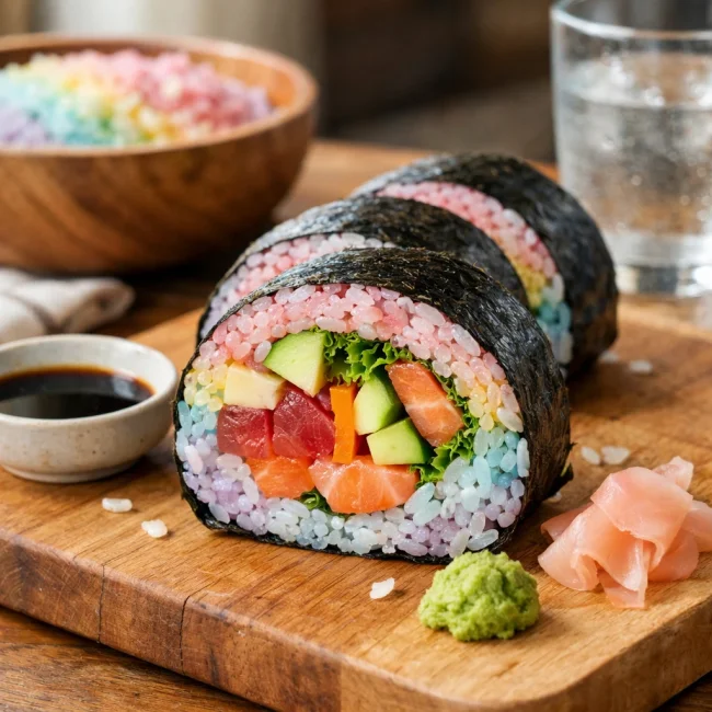 Rainbow Sushi