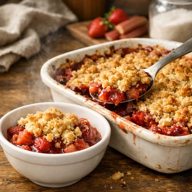 Rhubarb and Strawberry Delight