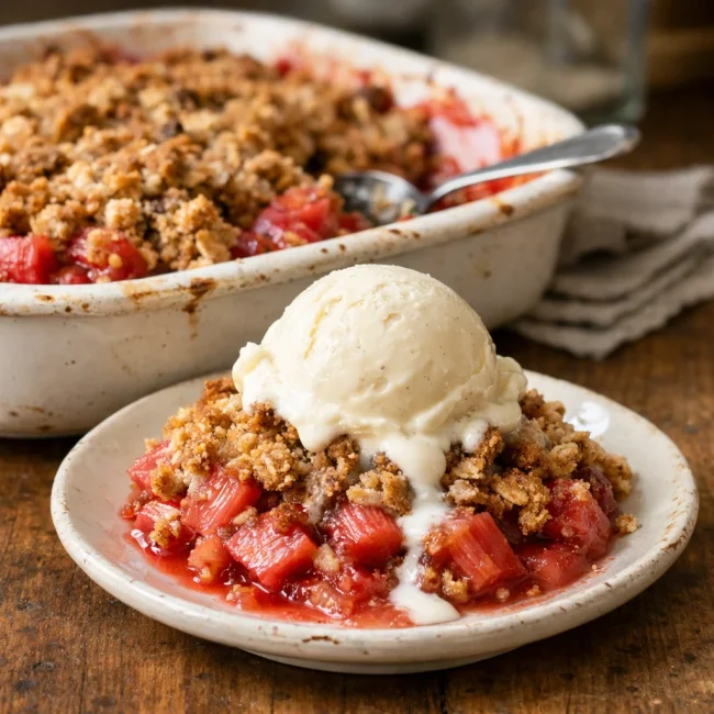 Rhubarb Crisp