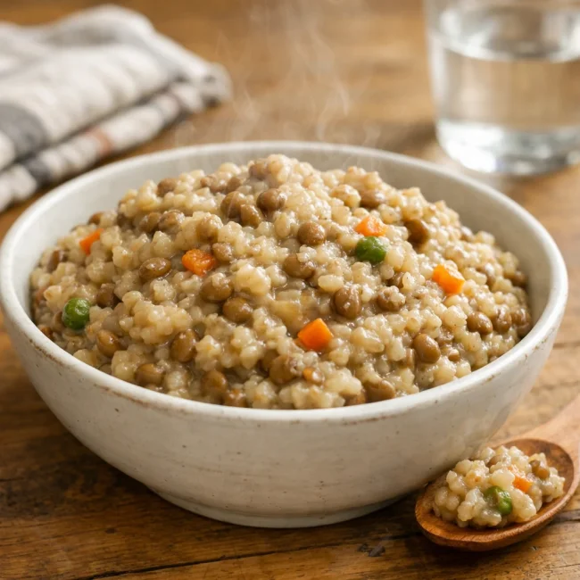 Rice and Lentil Mash