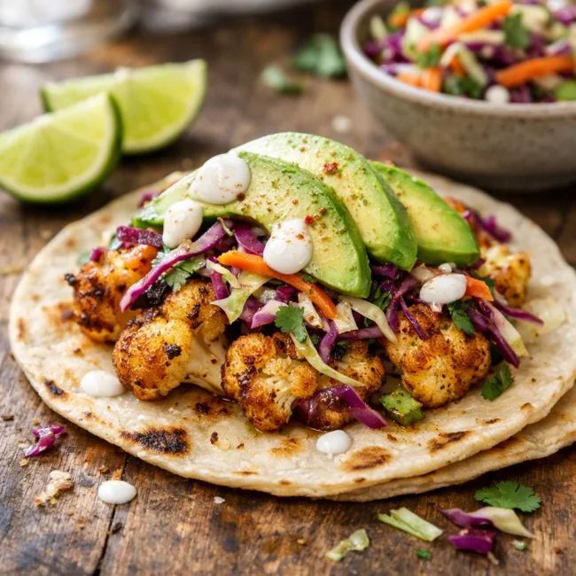 Roasted Cauliflower Tacos