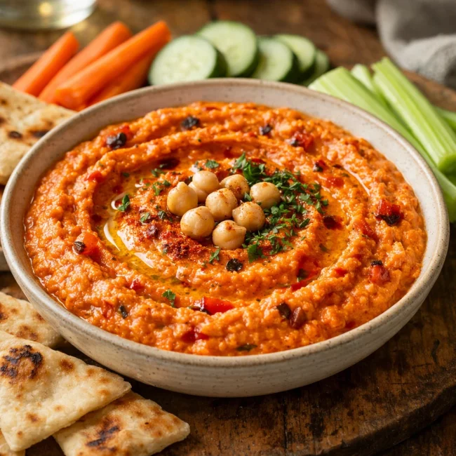 Roasted Red Pepper Hummus