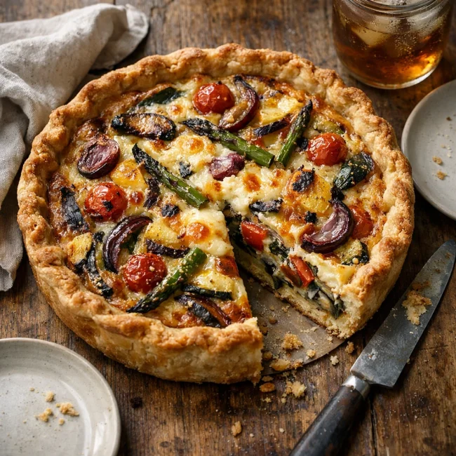 Roasted Vegetable Quiche