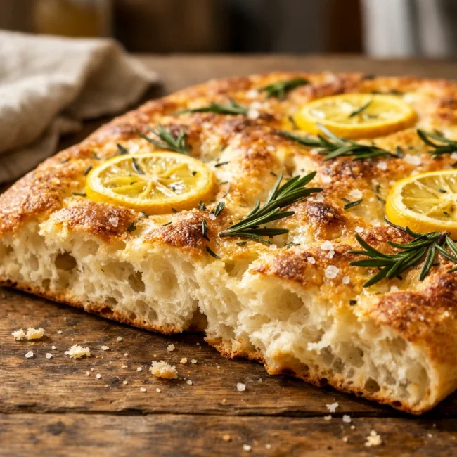 Rosemary Lemon Focaccia