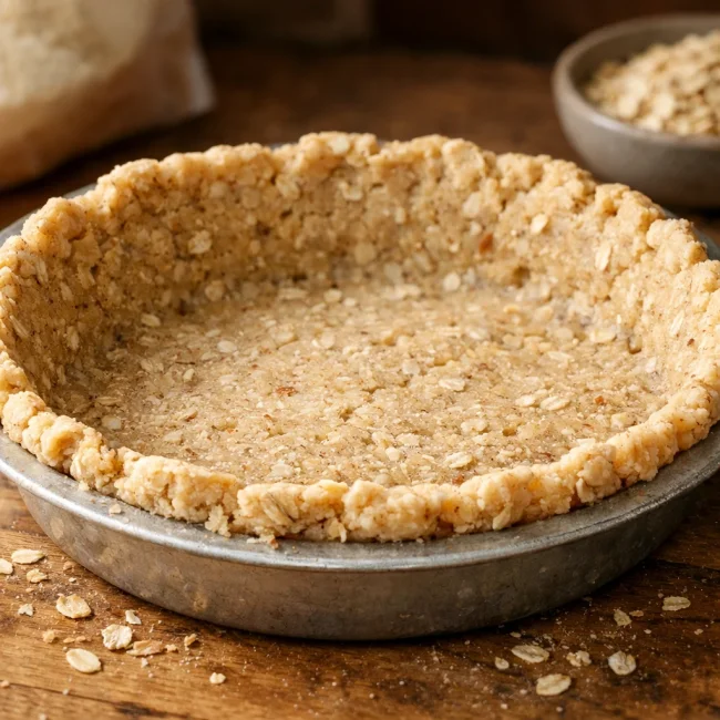 Rustic Almond & Oat Gluten-Free Pie Crust