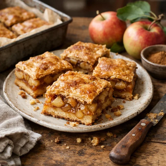 Rustic Apple Pie Bars