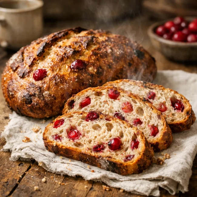 Rustic Cranberry Bread