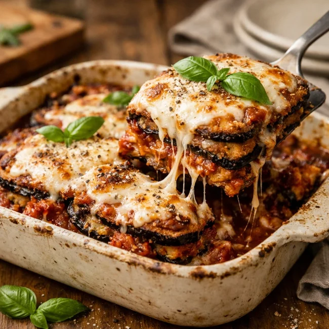 Rustic Eggplant Parmesan