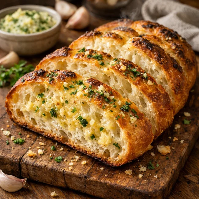 Rustic Garlic Bread
