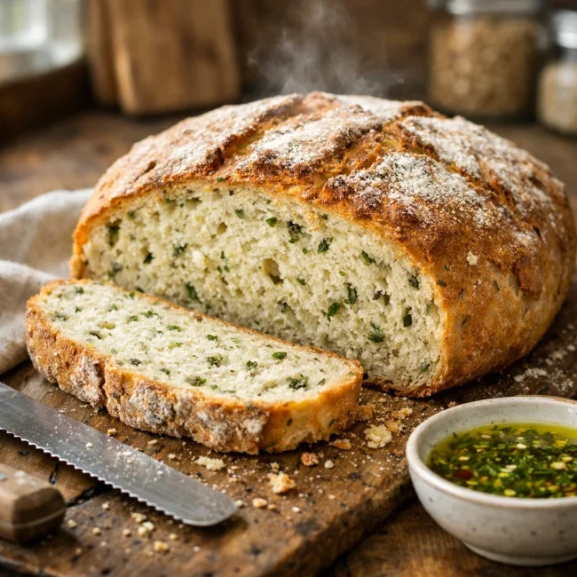 Rustic Gluten-Free Herb Bread