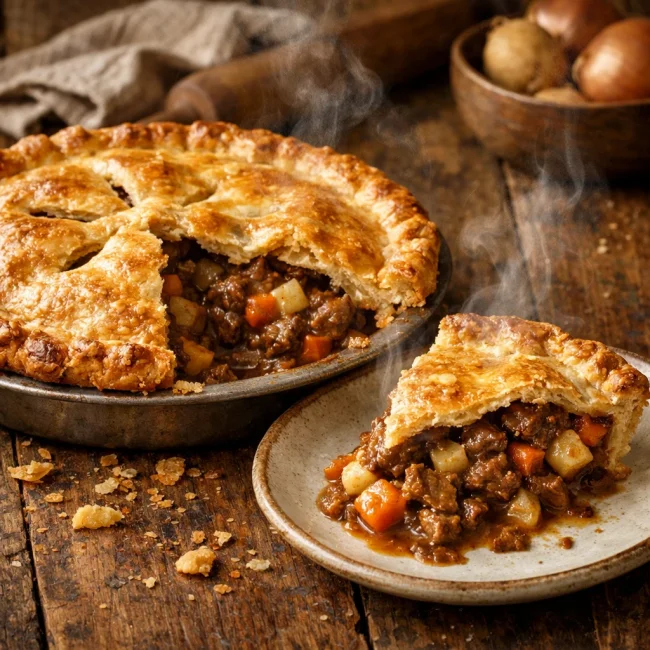 Rustic Harvest Meat Pie