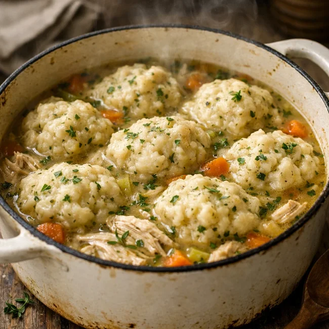 Rustic Herb Chicken and Dumplings