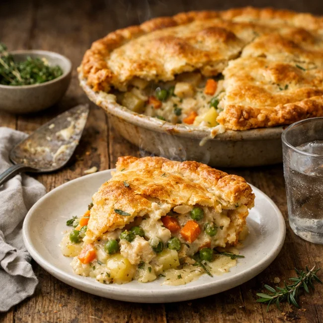 Rustic Herb Chicken Pot Pie