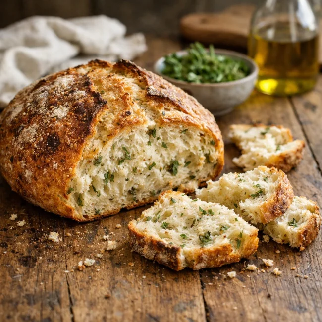 Rustic Herb-infused Bread