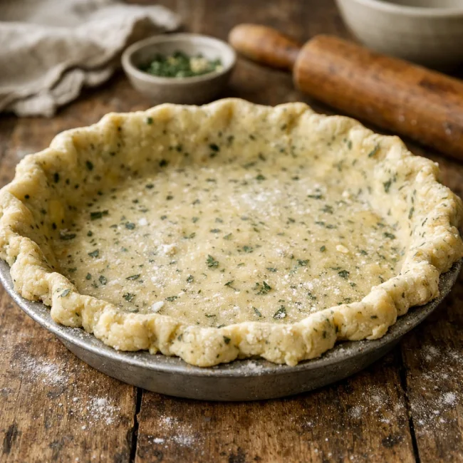 Rustic Herb Pie Crust