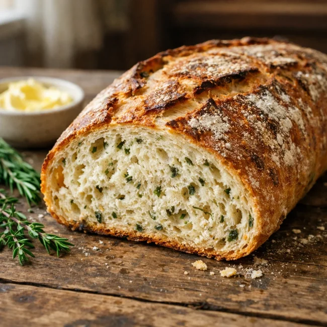 Rustic Herbed French Bread