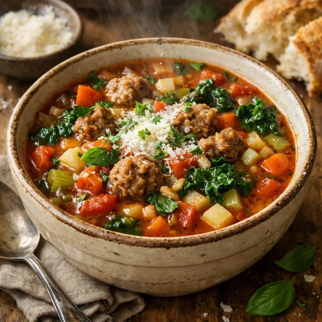 Rustic Italian Sausage Soup