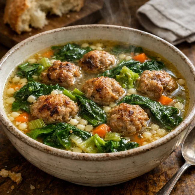 Rustic Italian Wedding Soup